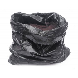 Bolsa basura industrial biznaga negra 85x105cm galga 120 rollo de 10 unidades