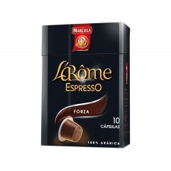 Cafe marcilla l arome espresso forza fuerza 9 caja de 10 unidades compatible con nespresso