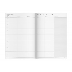 Cuaderno de programacion additio a4 plan mensual y programacion semanal del curso sin fechas