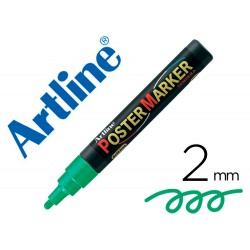 Rotulador artline poster marker epp 4 ver punta redonda 2 mm color verde