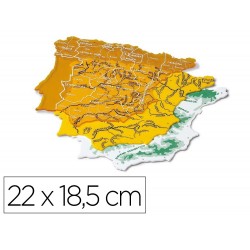 Plantilla faibo mapa espana 22x185 cm bolsa de 3 unidades 100 reciclable