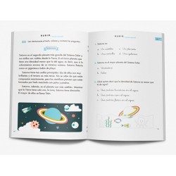Cuaderno rubio competencia lectora 2 mundo espacial