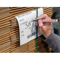 Rotulador edding marcador permanente 3000 rojo n2 punta redonda 15 3 mm blister de 1 unidad