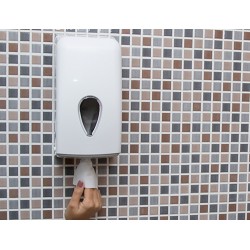 Dispensador papel higienico dahi domestico mixto abs colorblanco 277x135x135 mm