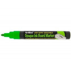 Rotulador artline pizarra epd 4 color verde fluorescente opaque ink board punta redonda 2 mm