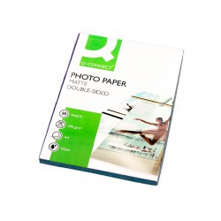 Papel q connect foto mate doble cara din a4 para fotocopiadoras e impresoras ink jet bolsa de 50 hojas 220