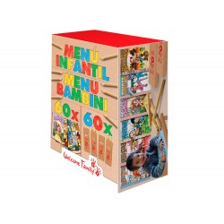 Kit para colorear welcome family con 60 cuadernos para colorear y 60 cajas de 4 lapices de colores surtidos