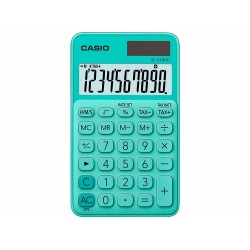 Calculadora casio sl 310uc gn bolsillo 10 digitos tax tecla doble cero color verde