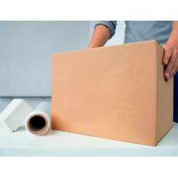 Caja para embalar q connect usos varios carton doble canal marron 304x150x217 mm