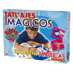 Juego de mesa falomir tatuajes magicos infantil