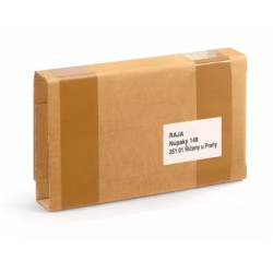 Caja para embalar q connect libro medidas 400x290x75 mm espesor carton 3 mm