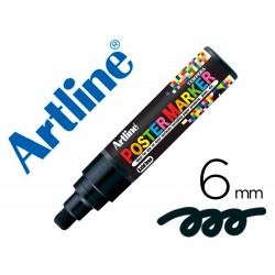 Rotulador artline poster marker epp 6 neg punta redonda 6 mm color negro